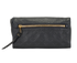 Petillante Clutch, &pound;420, Handbags, Navy, Leather, Back view